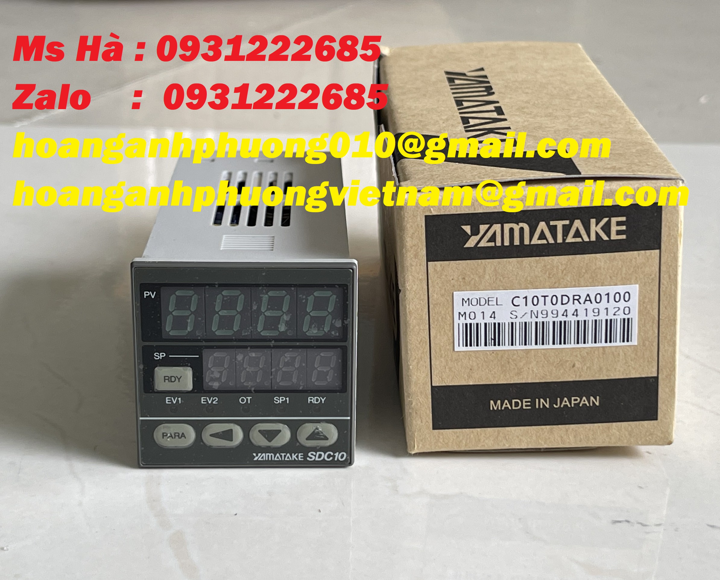 Điều khiển nhiệt độ C10T0DRA0100 Yamatake - made in Japan